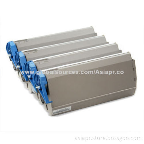 Compatible Color Toner Cartridges for OKI C7100, with 10,000 Pages YieldNew